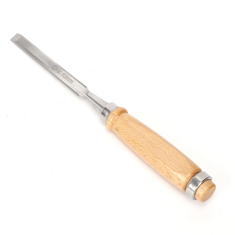 Stechbeitel Mit Verchromtem Vinyl-holzgriff, 10 Mm (0,39 Zoll), Schreinerwerkzeug