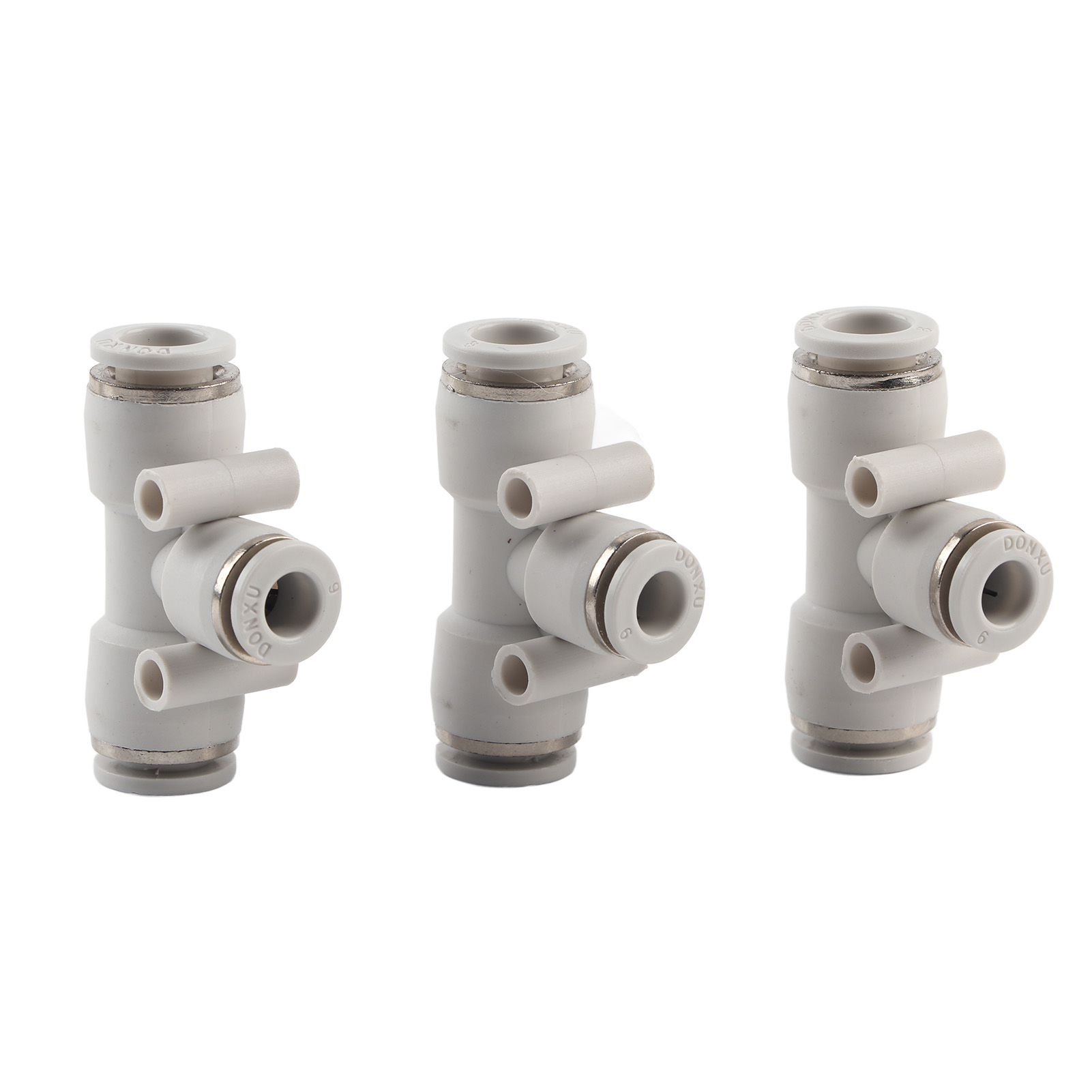 20 Stück Pneumatische Schnellverbinder Aus Pbt, 3-wege-reduzier-t-stück, Peg8-6-rohrverbinder