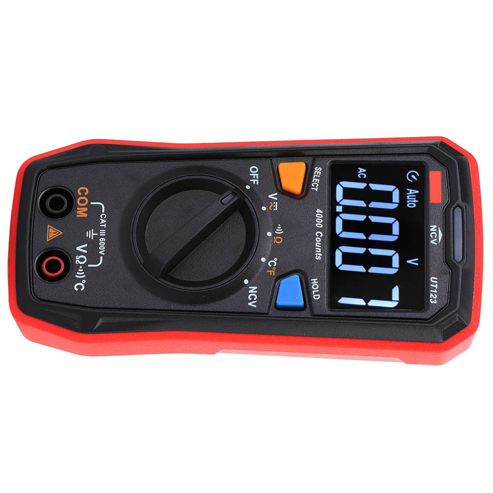 Ut123 Digitalmultimeter Mit Farbdisplay Zur Messung Von Wechsel- Und Gleichspannung, Widerstand, Frequenz Und Nvc-prüfung