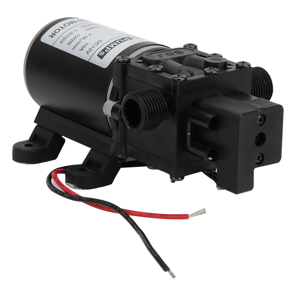 Fl3216 Intelligente Hochdruck-membranpumpe, 12 V Dc, 120 W, 7 L/min, 10 Mm Wasserauslass Rechts