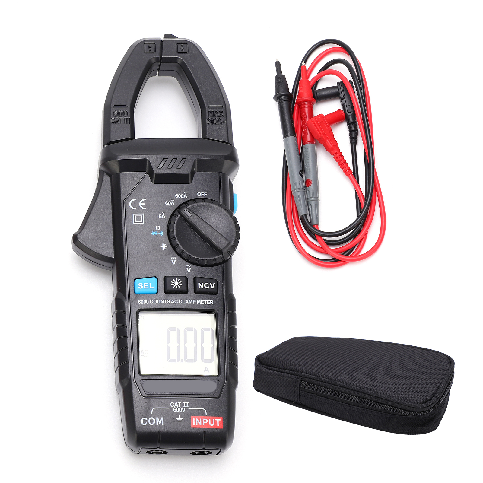 Cm83a 600a/600v Digitales Zangenmessgerät, Präzisionsmultimeter, Spannungsprüfer Für Den Außenbereich