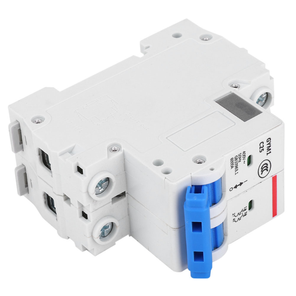 Gym1-dz47s Leitungsschutzschalter, 2-polig, Robust, Schutzart Ip20, 400 V Ac, 25 A