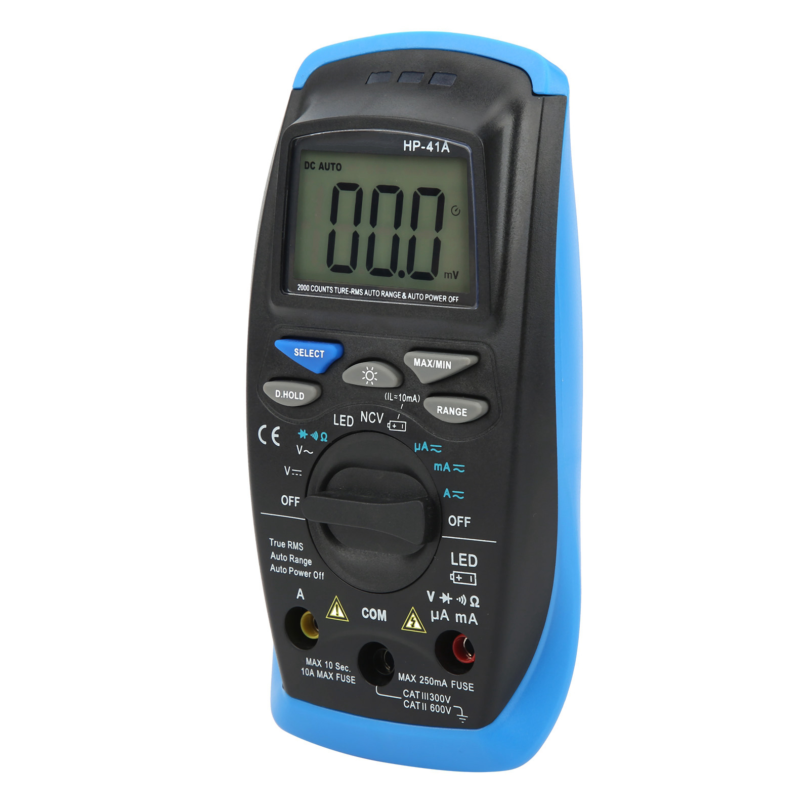 Hp-41a True-rms Ac/dc Amperemeter Voltmeter Digital-multifunktionstester 2000 Counts