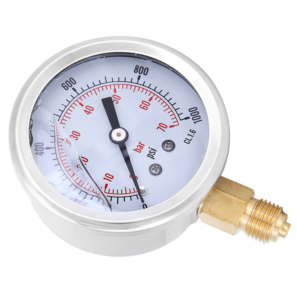 Ts® Pgg604® 70 Bar 1/4bsp Y60 Professionelles Radialmanometer Für Den Heim- Und Industrieeinsatz