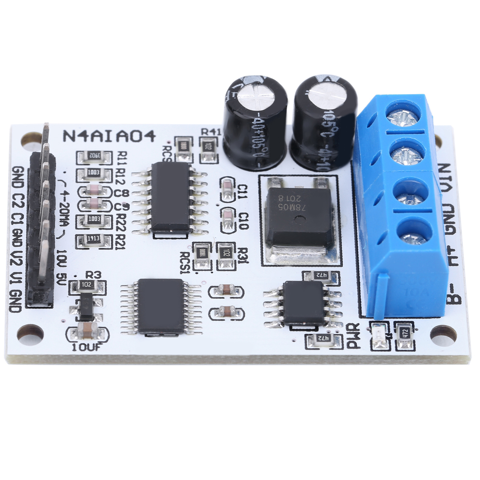 4–20 Ma Rs485 Analoger Spannungs- Und Stromkollektor Datenerfassung Adc Modbus Rtu 03 06