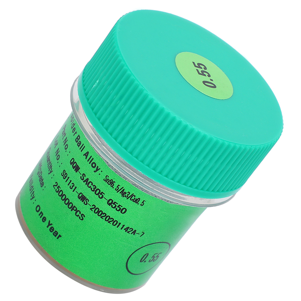 Bleifreie Bga-lötkugeln Mit Zinn, 25 W, Zum Reparieren Und Reballing Von Leiterplatten, 0,55 Mm