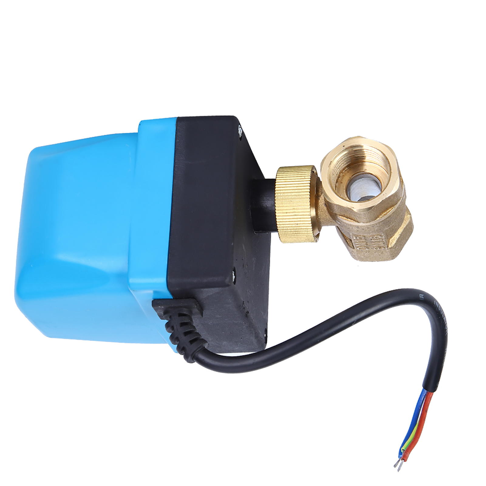 Elektrisches Kugelventil, 2-wege, 3-adrig, 2-fach Verstellbar, Schutzart Ip68, Synchronmotor, Blau, 220 V Ac, G1/2 Zoll