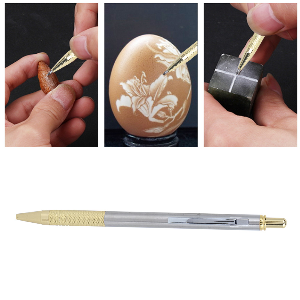 Zeichenstift, Keramikmarker, Gravierwerkzeug, Schneidwerkzeug, Wolframstahlspitze Für Metall/glas, Goldfarbe