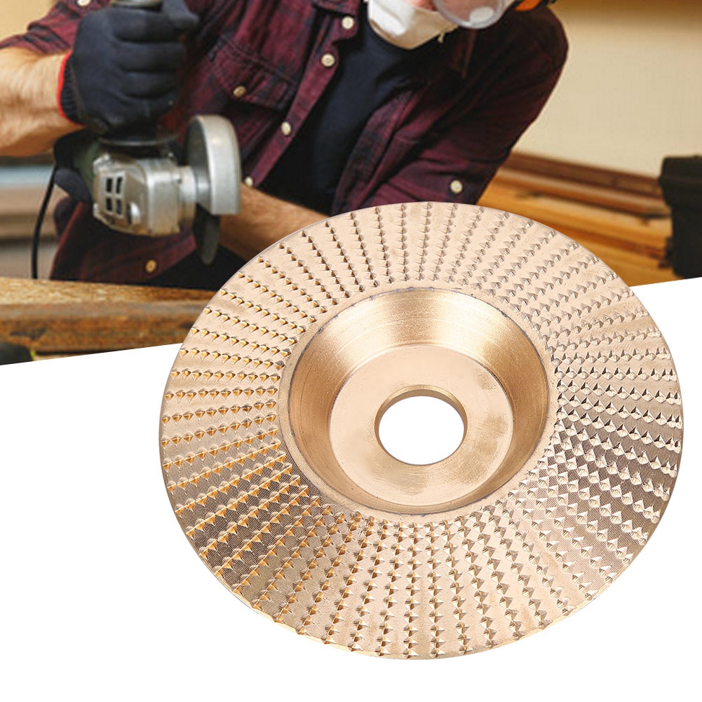 Goldene 100-mm-trennscheibe Mit Abgeschrägter Kante Für Winkelschleifer, Geeignet Für Holz Und Nichtmetallische Werkstoffe