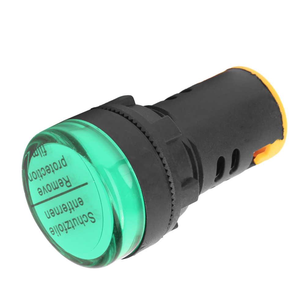 10 Led-berm-kontrollleuchten, Pc-gehäuse, Feuerfest, Durchmesser 22 Mm, 380 V, Ad16-22d/s, Grün