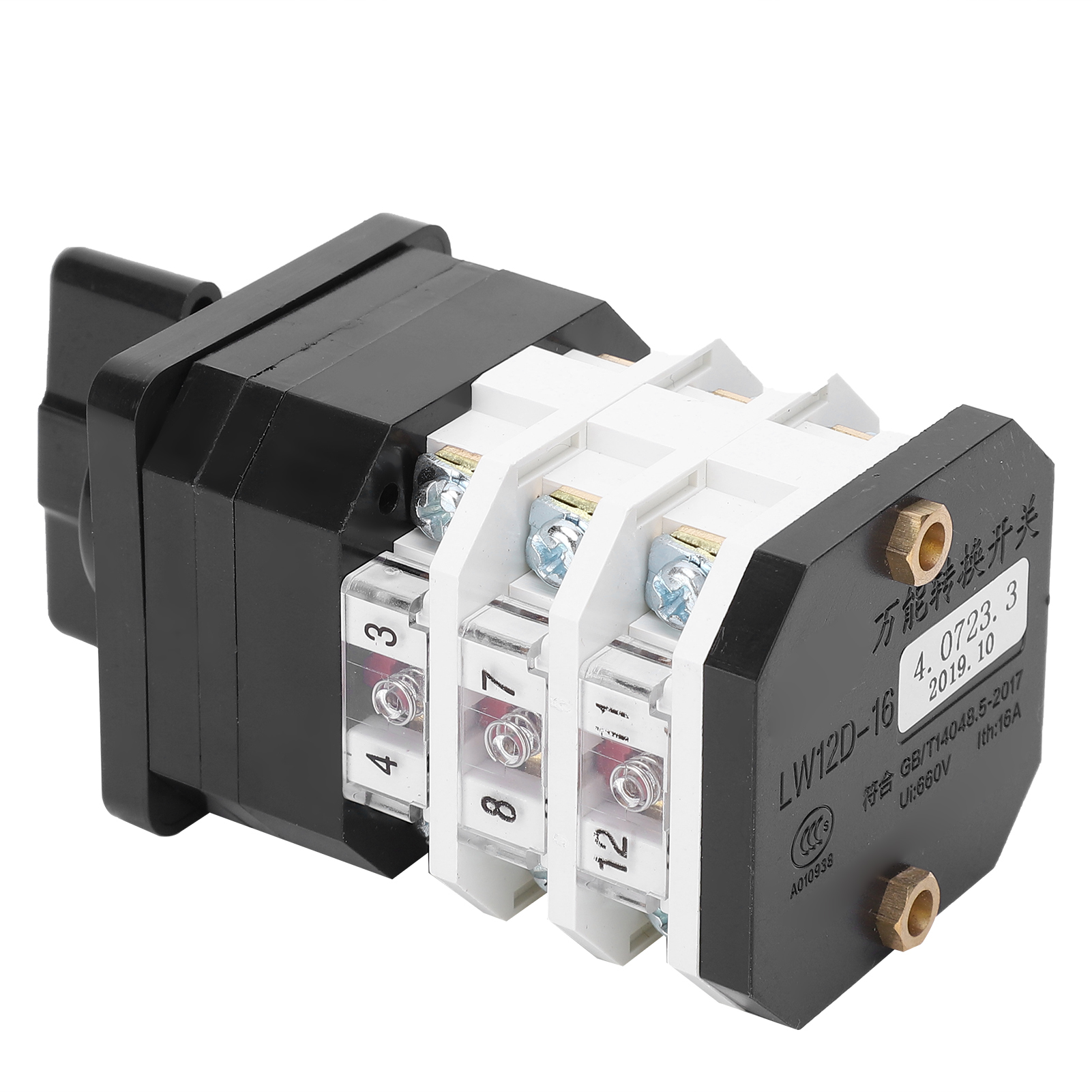 Universeller Umschalter, Nocken, 3-positionen, 3-lagig, 220–380 V, 16 A, Lw12d-164.0723.3
