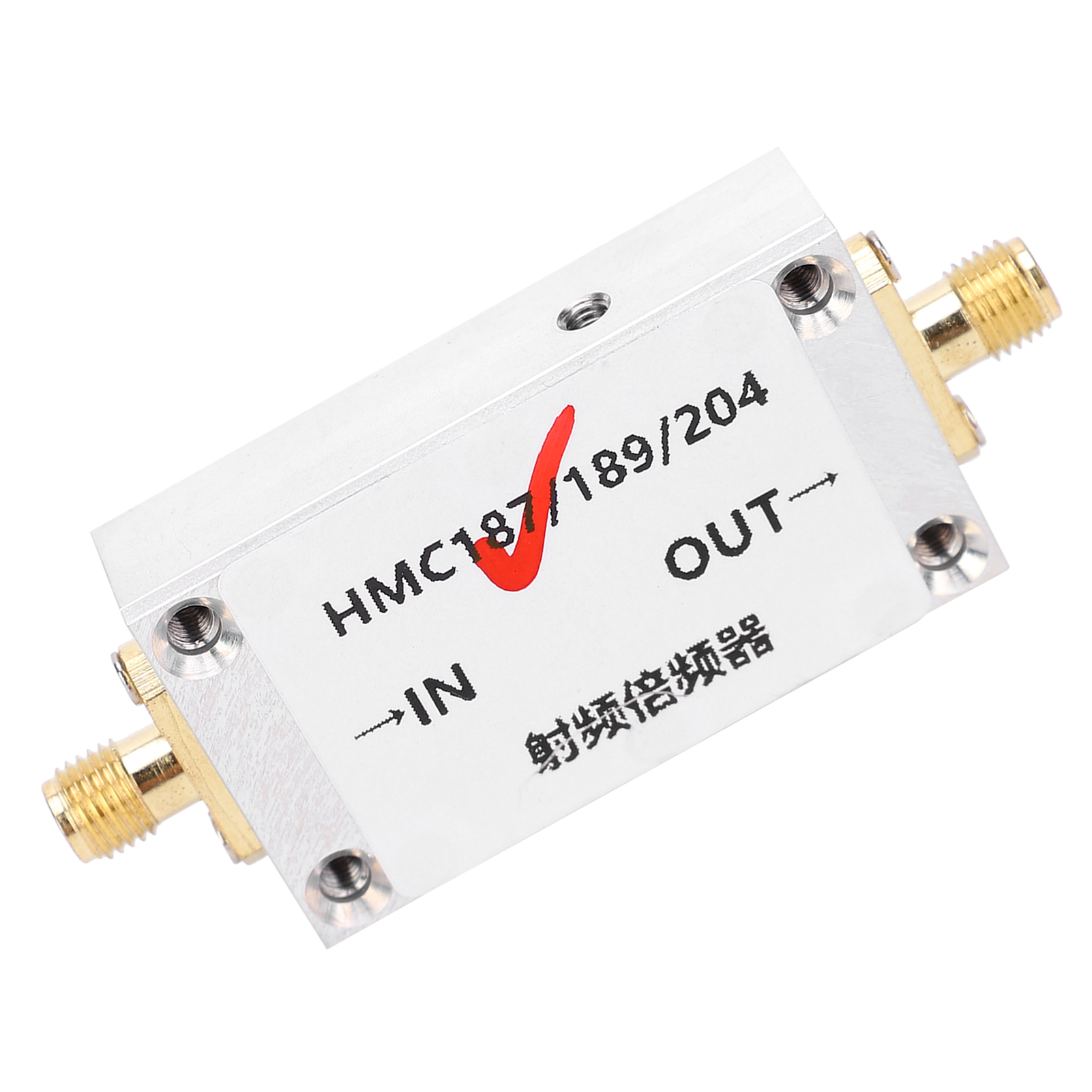 Frequenzvervielfacher Hmc187 Aus Aluminiumlegierung, Eingang 0,87–2 Ghz, Ausgang 1,7–4 Ghz