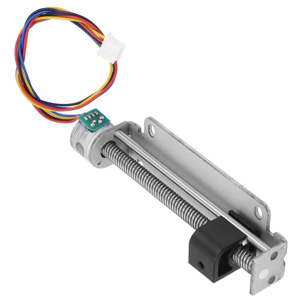 Mikroschrittmotor, 2-phasig, 4-adrig, Gleitspindel, Optische Metallachse, Schraube 15