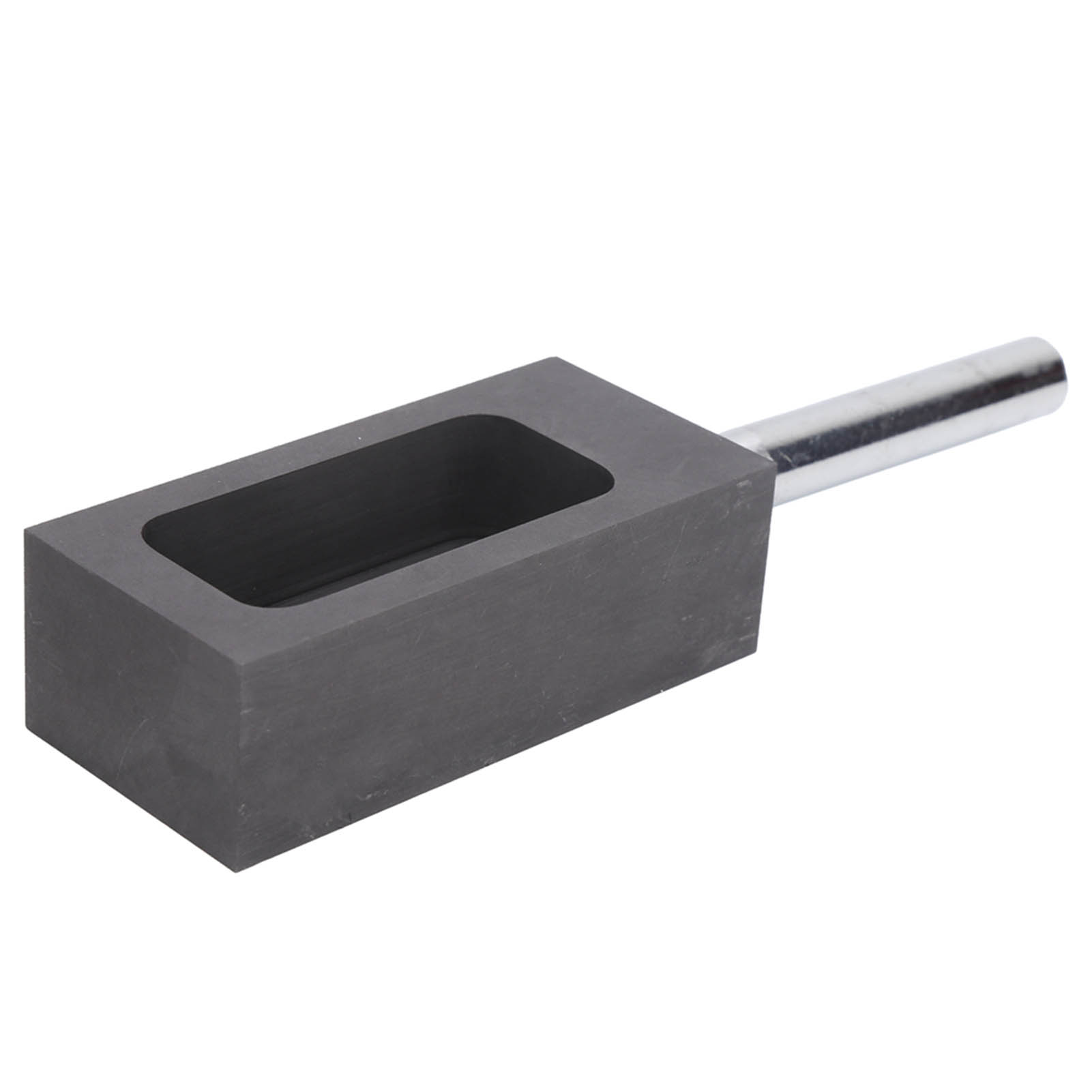 Graphitform Mit Griff, Form Zum Schmelzen Von Gold Und Silber, 95 X 45 X 30 Mm