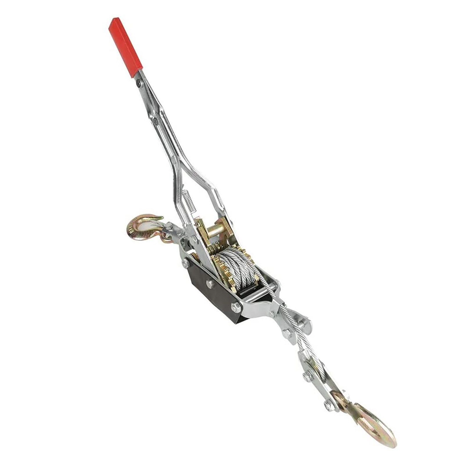 Handwinde, Spannvorrichtung, Miniatur-spannvorrichtung, Doppelhaken-hebegerät (4 Tonnen)