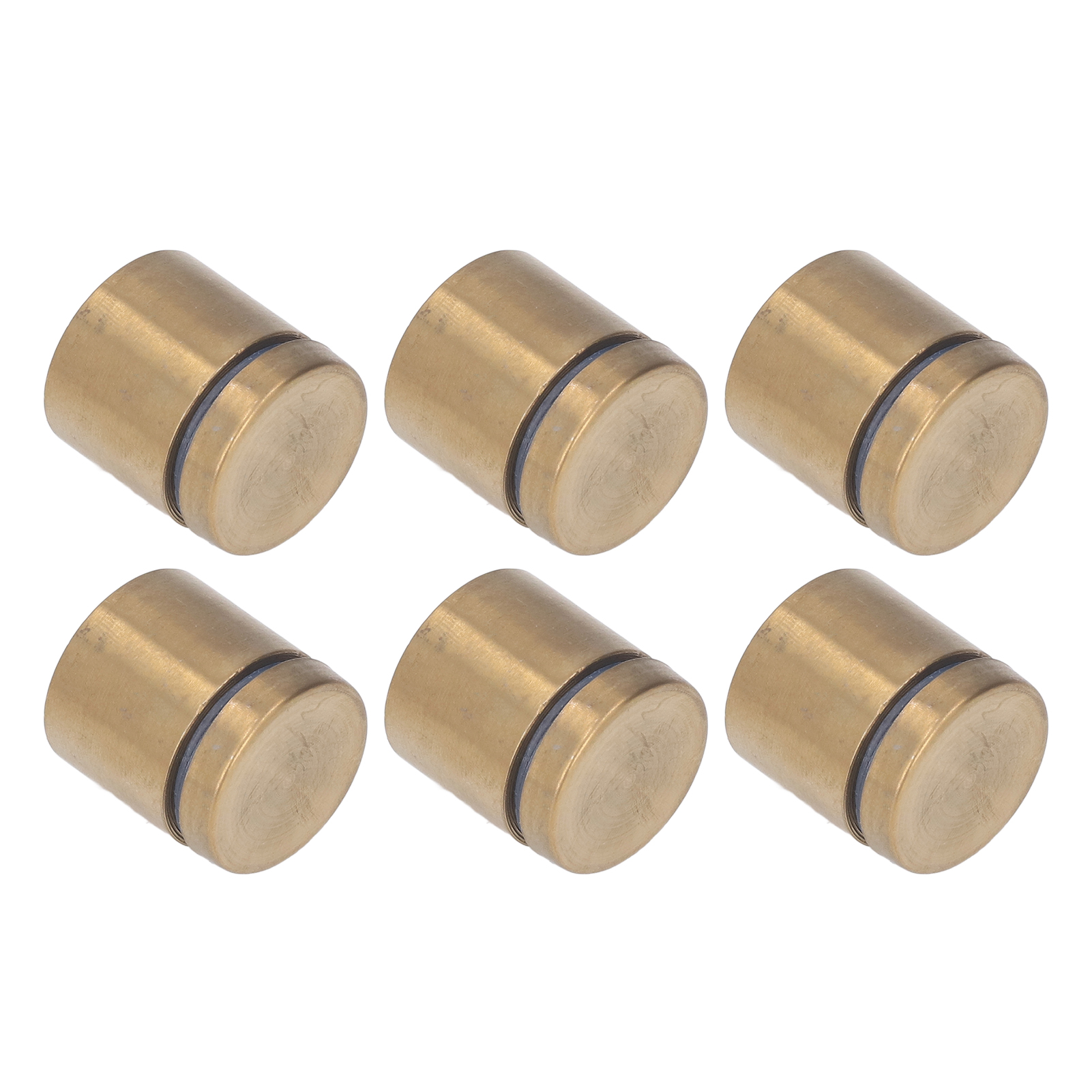 12 Sets Edelstahl-werbenägel, Wandabstandshalter, Glasbefestigungsmaterial 25x25 Mm