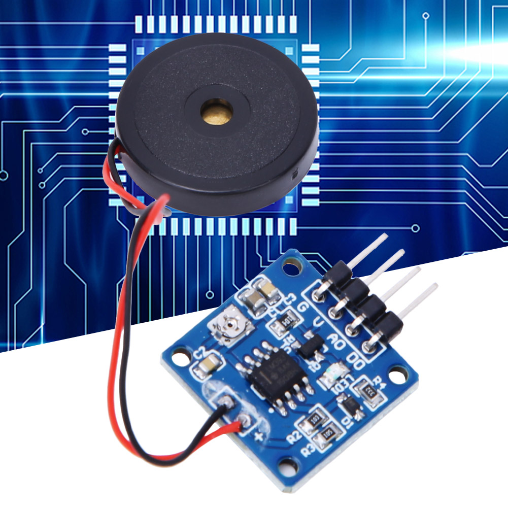 Piezoelektrisches Klopfvibrationssensormodul, Vibrationsschaltermodul, 5,0 V Dc Ad/do