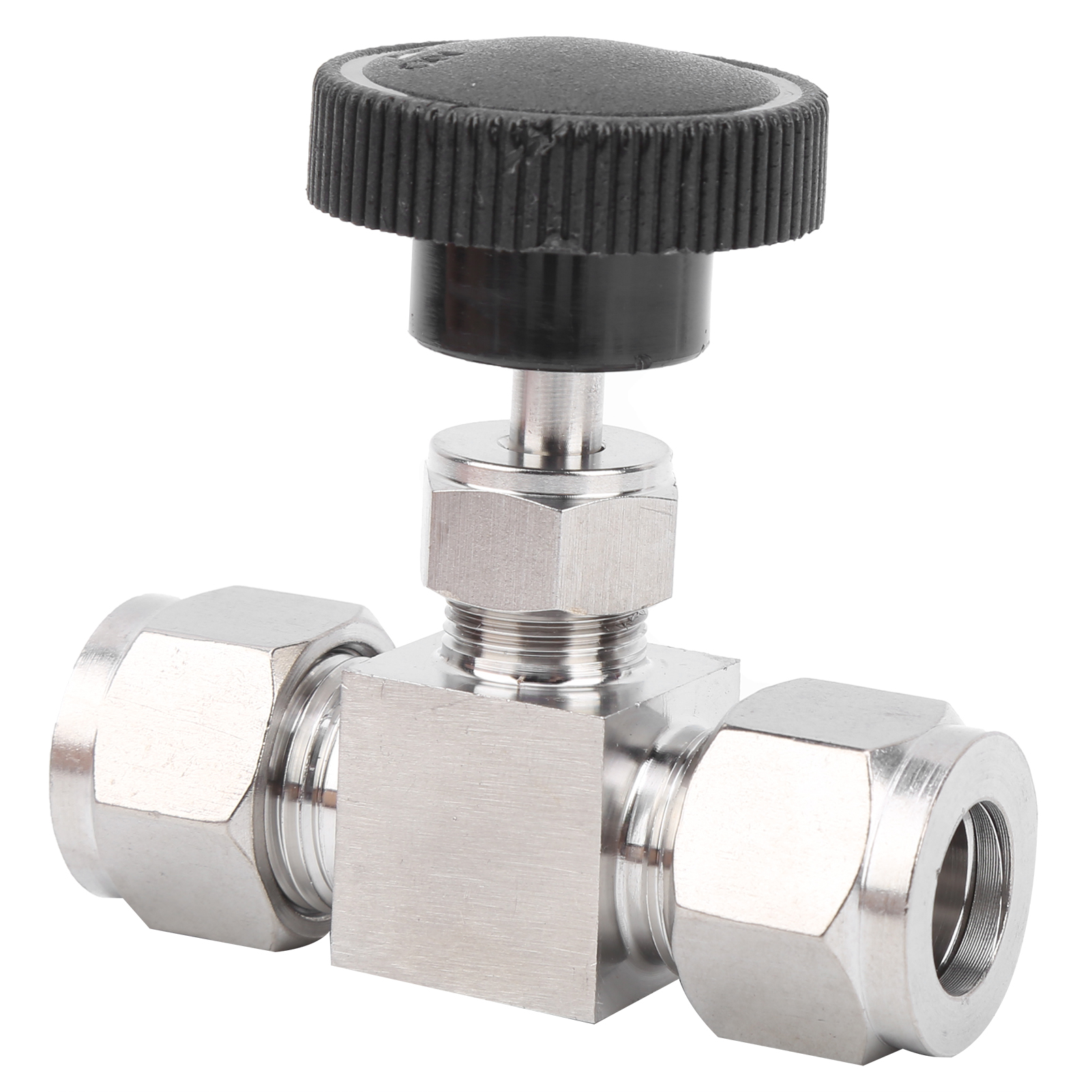 Ventil Aus Edelstahl 304, 2-wege-hochdruck-nadelventil Zur Durchflussregelung Von Wasser, Gas Und Flüssigkeiten, Ф1/2