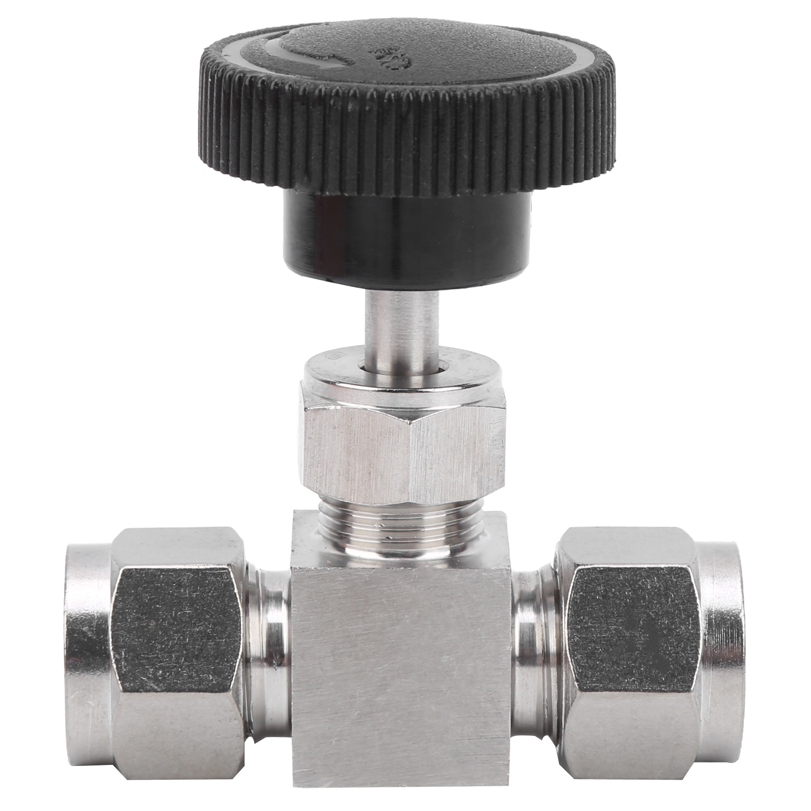 Ventil Aus Edelstahl 304, Zweiwege-hochdruck-nadelventil Zur Regulierung Des Durchflusses Von Wasser, Gasen Und Flüssigkeiten, Ф3/8
