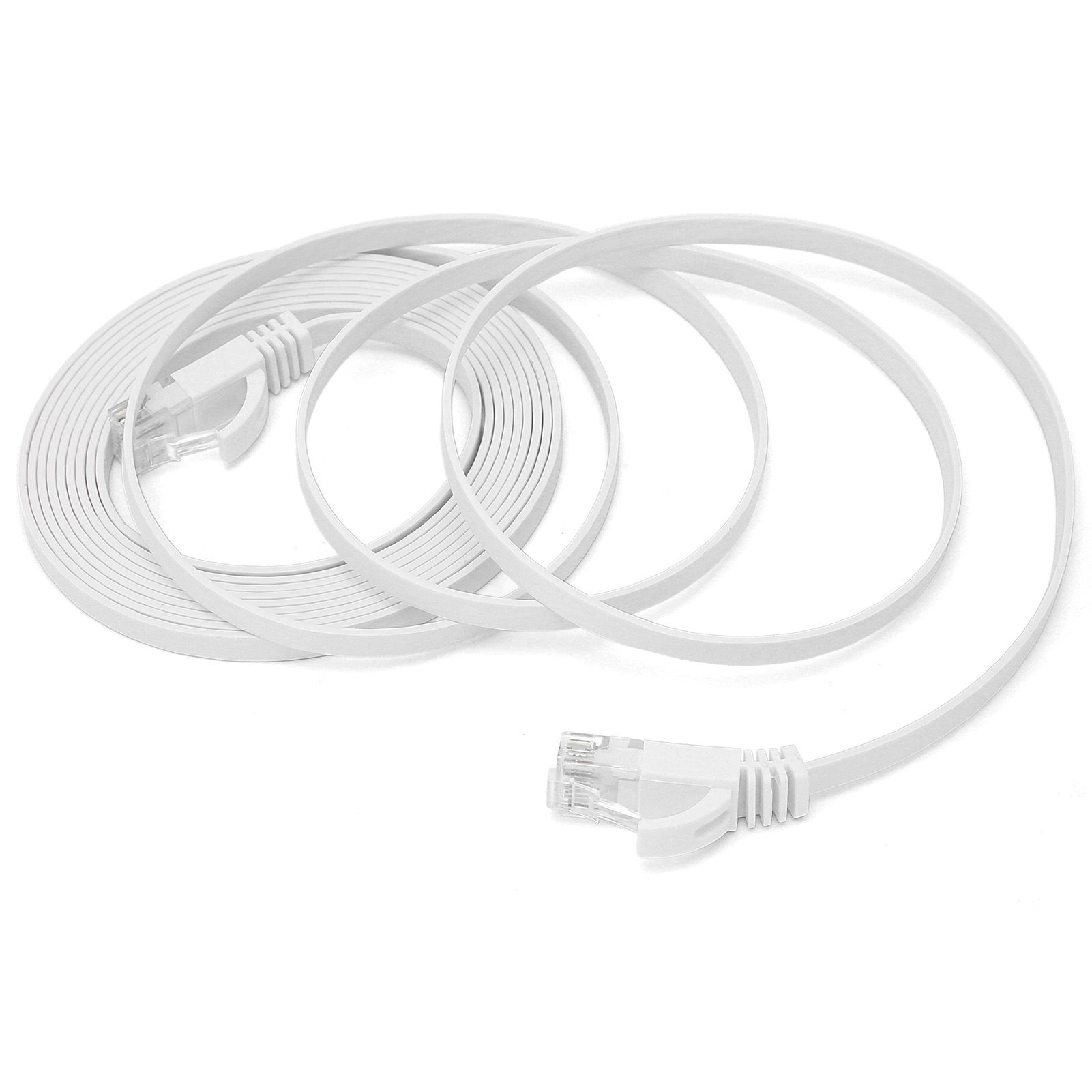Gigabit-ethernet-cat6-kabel, 8-adriges Verdrilltes Adernpaar, Netzwerk-patchkabel, Flaches Kupferkabel, 3 Meter