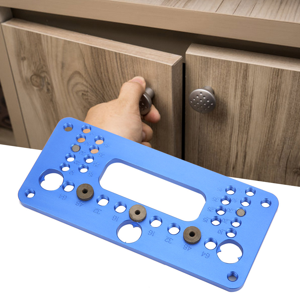 Lochöffner Für Schreinerschablonen, Blau, Aluminiumlegierung, Mit Schraubendreher, Typ 08610a