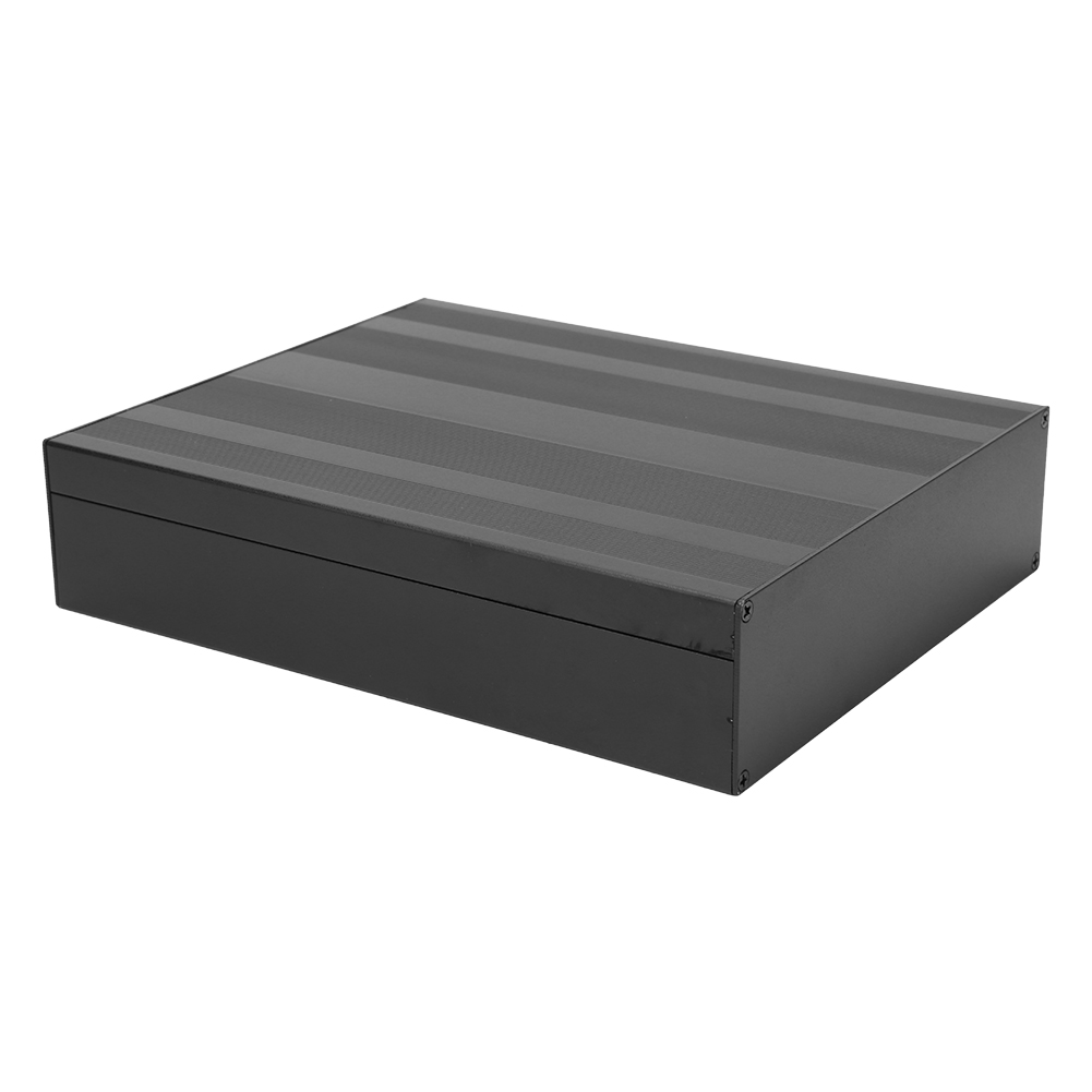 Aluminium-projektgehäuse, Mattschwarz, 50 X 178 X 220 Mm, Für Elektronik-bastelprojekte