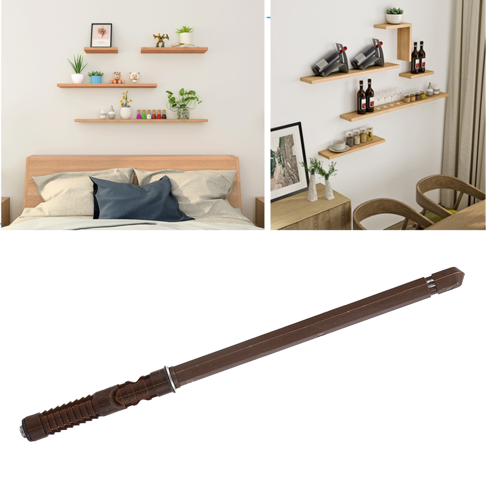 10 Stück Wandmontierte Stahlregalträger Mit Kunststoffabdeckung, Abnehmbares Befestigungsmaterial