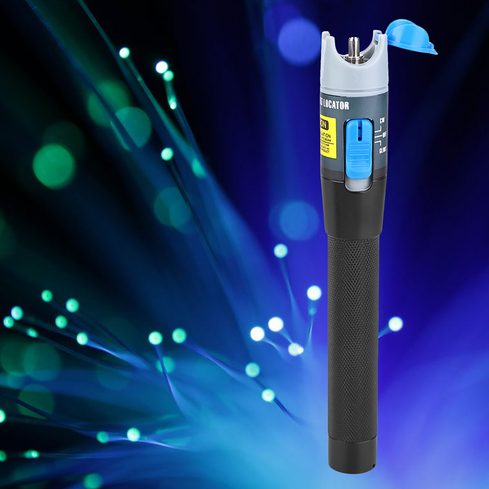 Glasfaserkabeltester Aus Aluminiumlegierung, Fehlerortungsgerät Mit Rotem Licht, 10 Mw, Wellenlänge 650 Nm