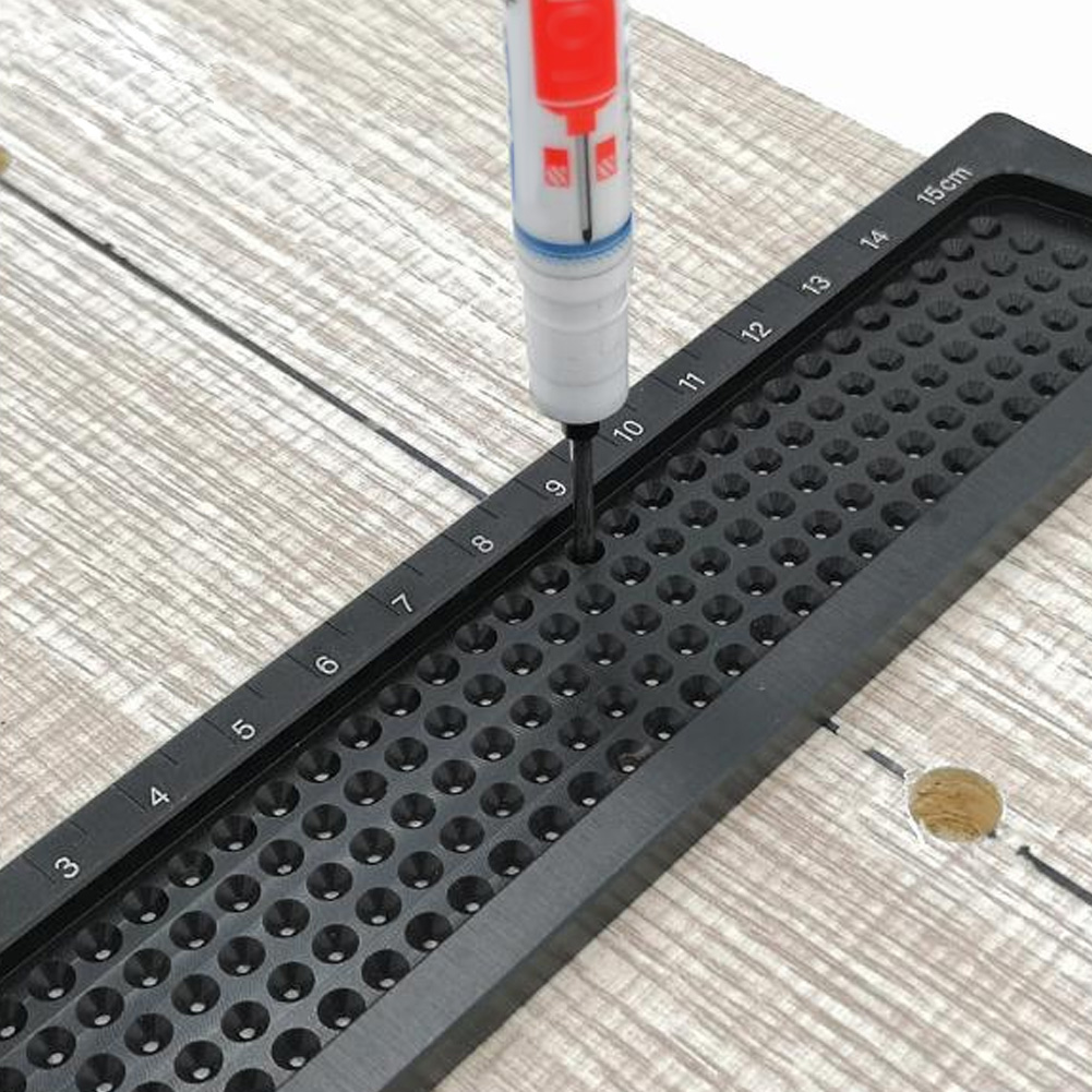 T-förmiges Lineal Zum Anzeichnen Von Löchern In Aluminiumlegierungen Für Die Holzbearbeitung – Handwerkzeug Zum Markieren Und Messen