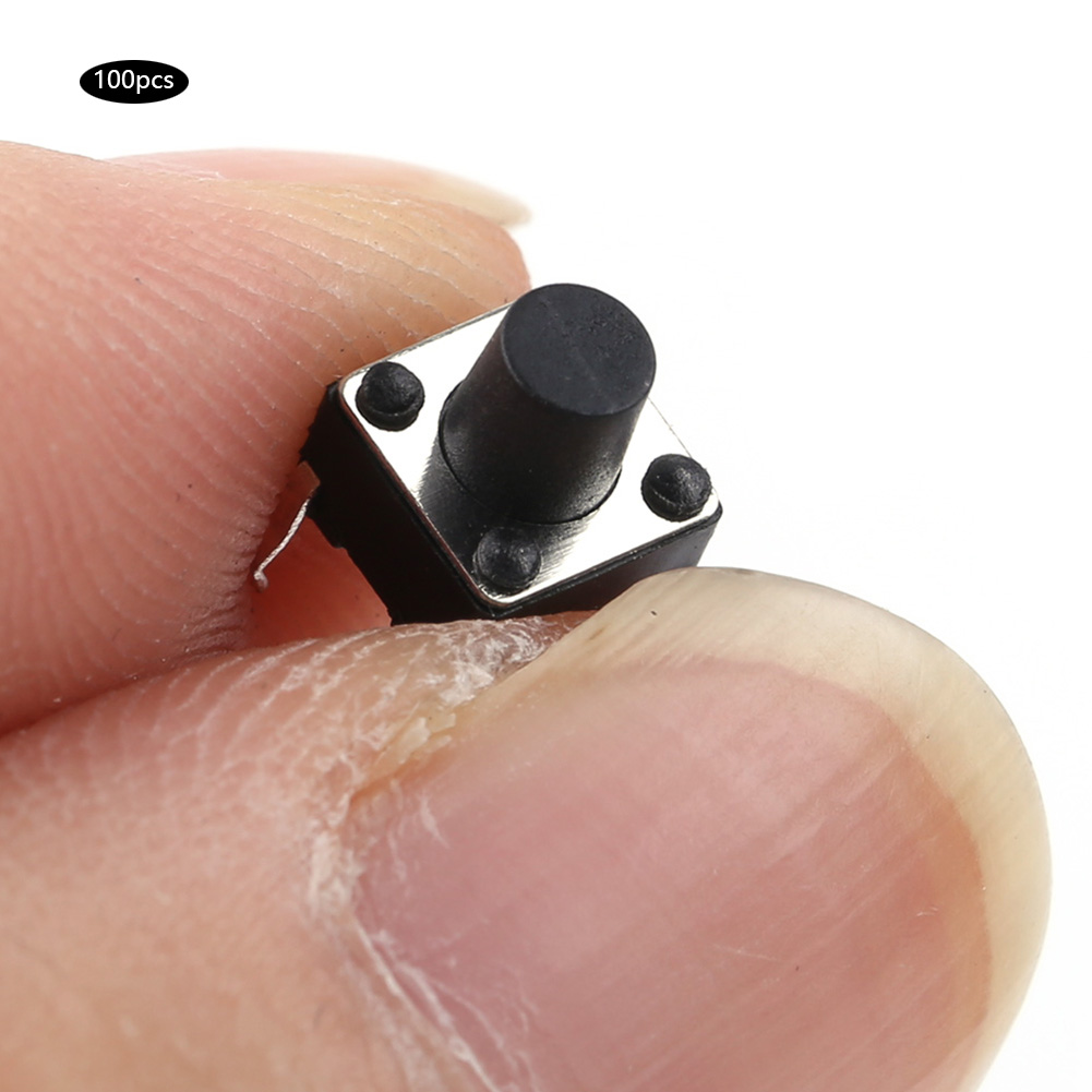 100 Stück Mini-mikroknöpfe (6 X 6 X 7 Mm) - Touch-tasten