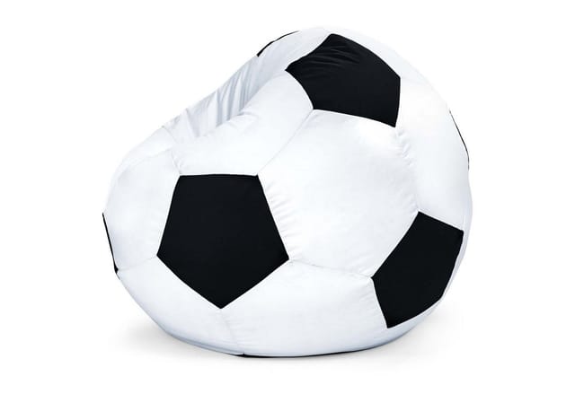 Green Bean Sitzsack Sport, Basketball Fußball Sitzsack fertig befüllt mit EPS Perlen - Orange