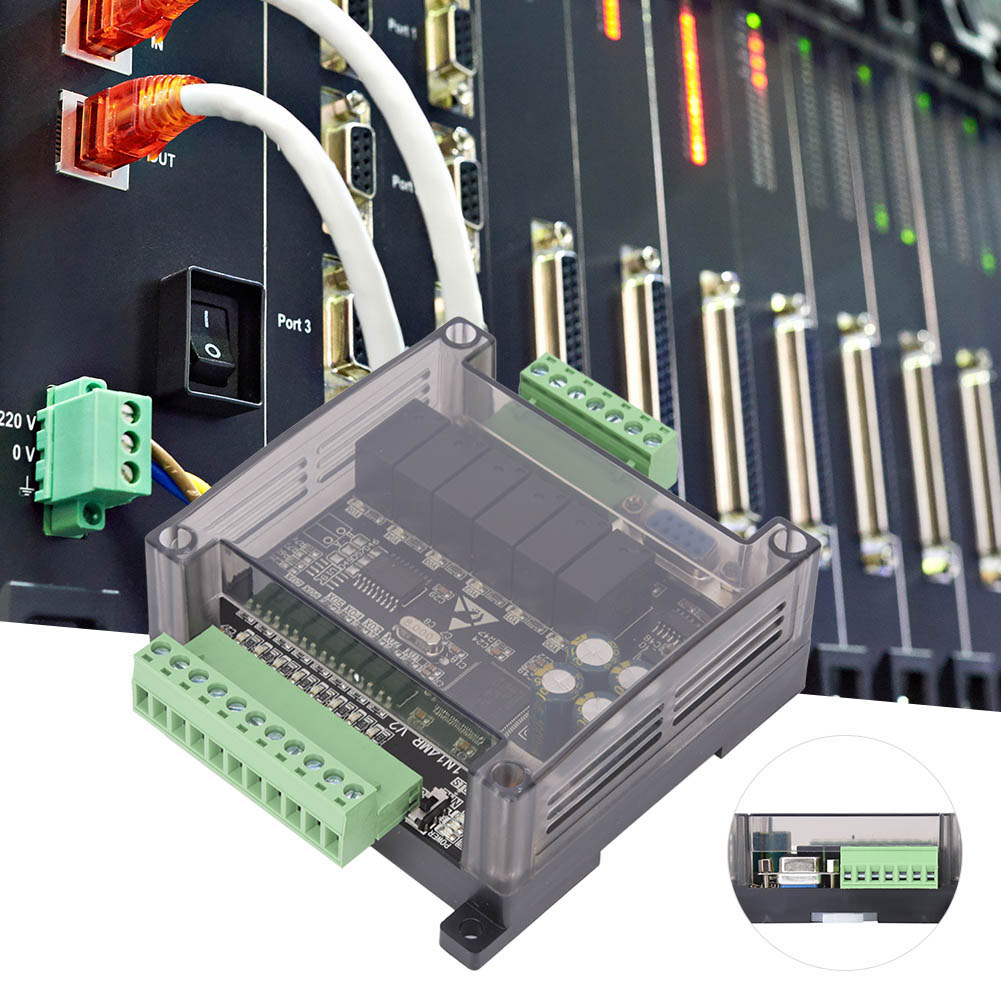 Dc24v Relais-steuermodul Fx1n-14mr Mit Programmierbarer Logikplatine