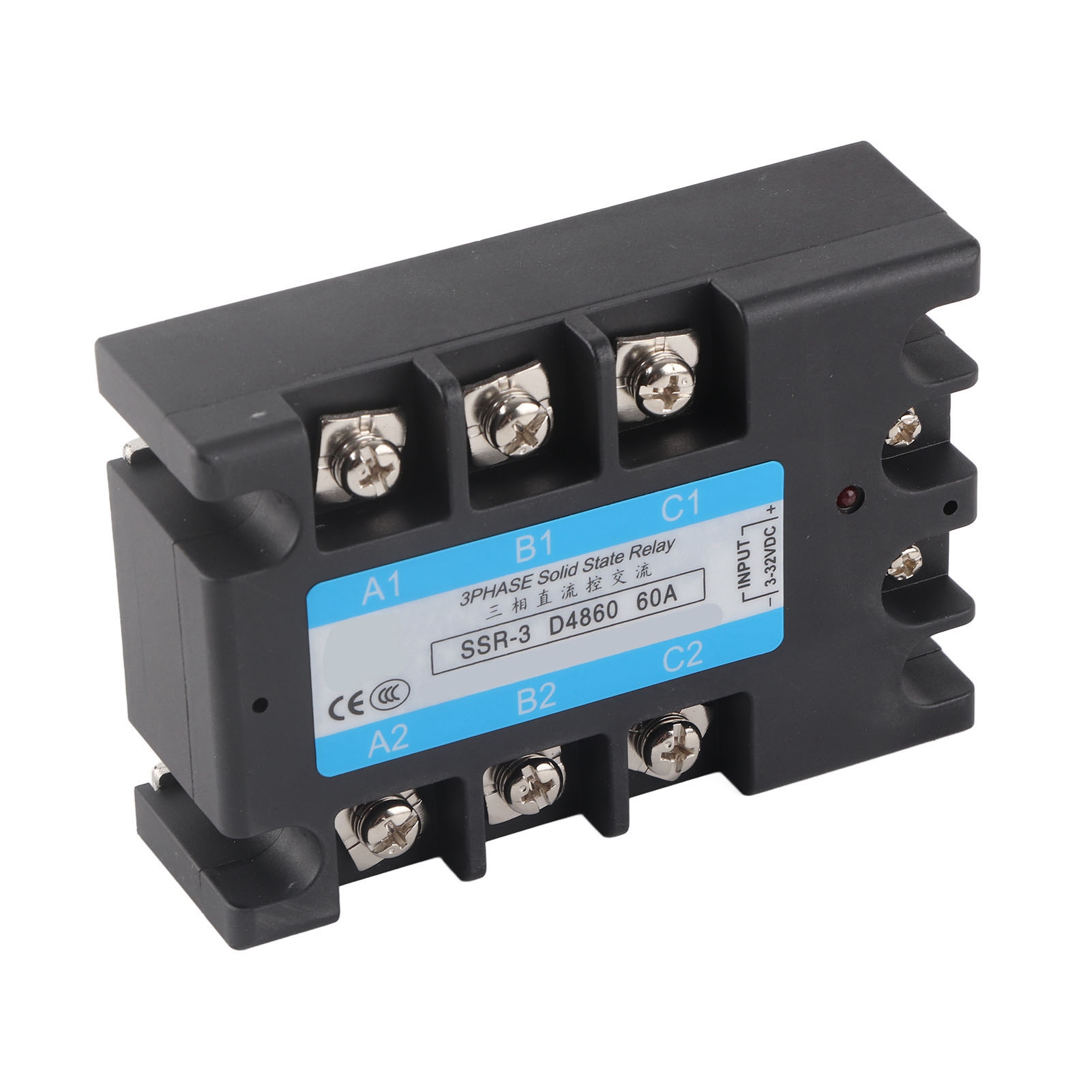3-phasen-halbleiterrelais Ssr-3 D4860 60a Dc-ac 480v Verteilersteuergerät