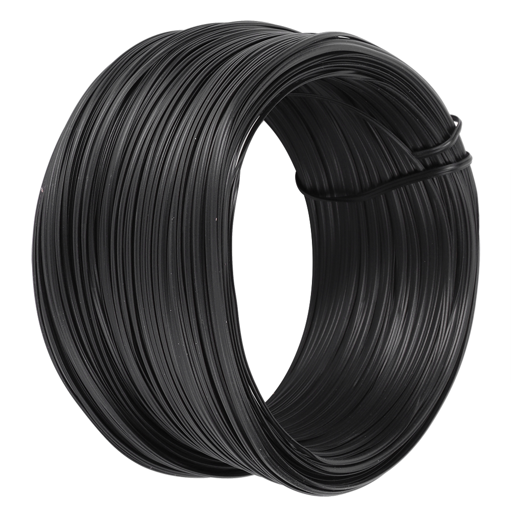 Verzinkte Weinrebenklemme, Schwarz, Handgefertigt, 0,55 Mm, 100 Meter