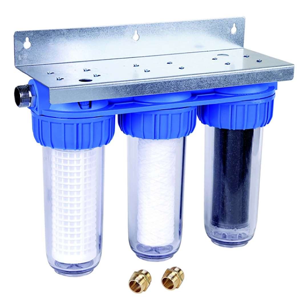 Honeywell Home - Triplex Regenwasserfilter, Anschluss Dn20 Ff60