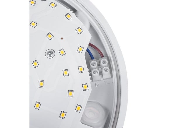 Maclean LED Deckenleuchte MCE291, LED-Wandlampe mit IR-Bewegungssensor u. Dämmerungsensor
