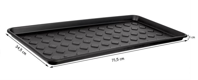 BigDean Schuhabtropfschale 2x Schuhablage groß Abtropfschale für Schuhe Abtropfschale (2-tlg), Abtropfschale für Schuhe, Erhöhter Rand, Leicht zu reinigen