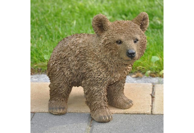 dazikemo Gartenfigur Dekofigur Gartenfigur Braunbär