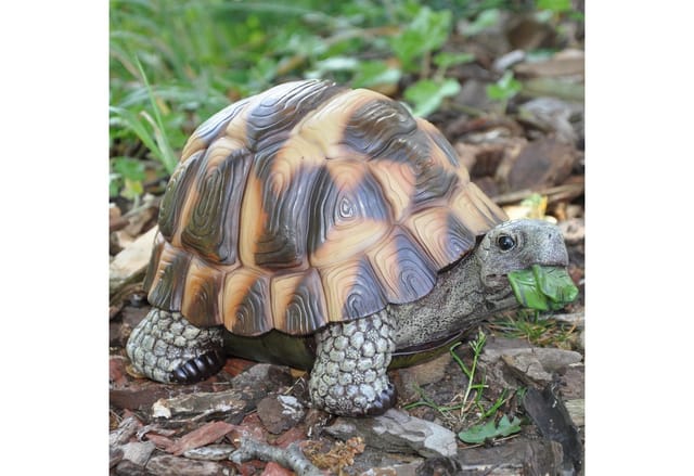 dazikemo Gartenfigur Dekofigur Gartenfigur Teichfigur Schildkröte