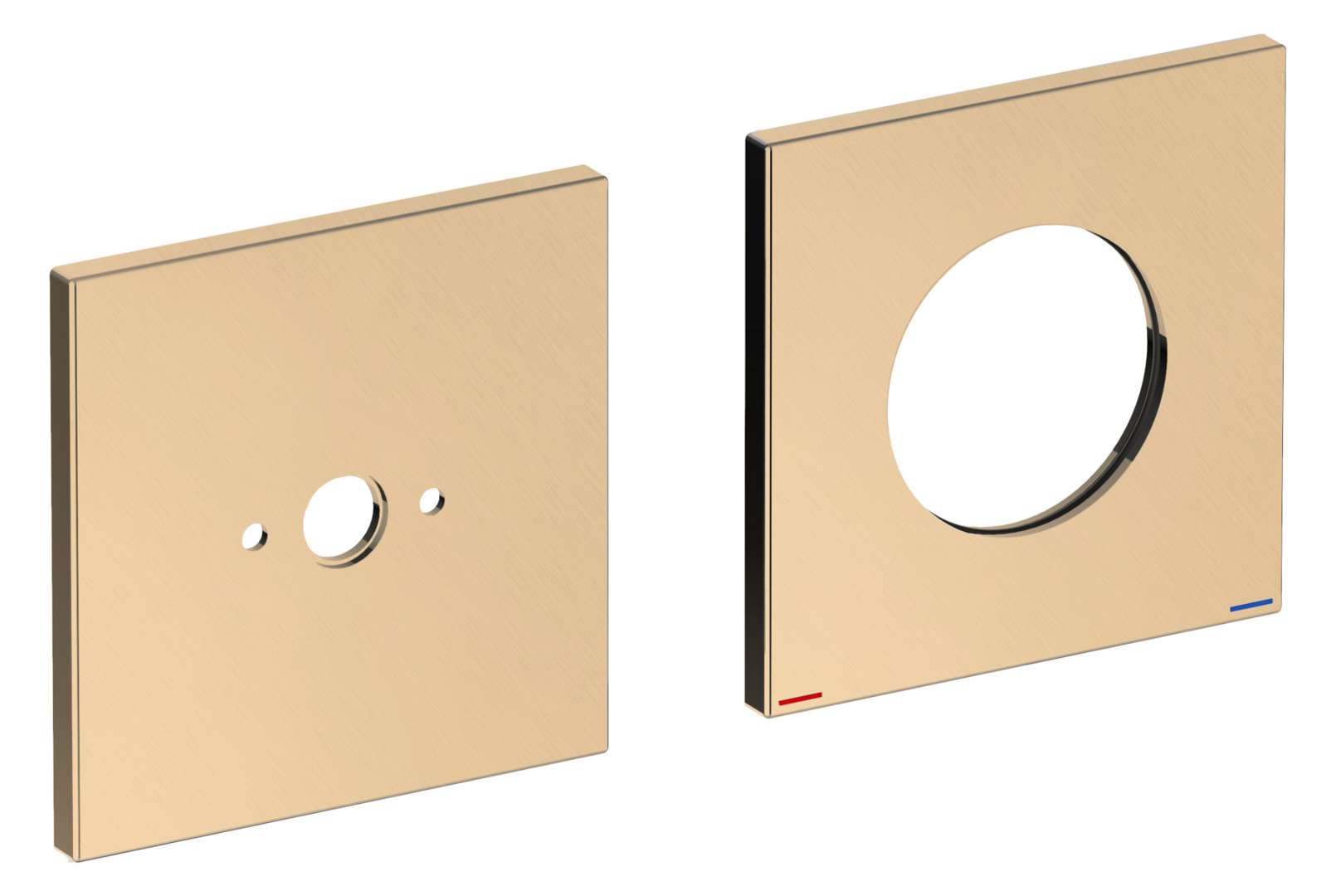 Keuco Edition 11 - Abdeckrosette, Messing Gebürstet 51116250092