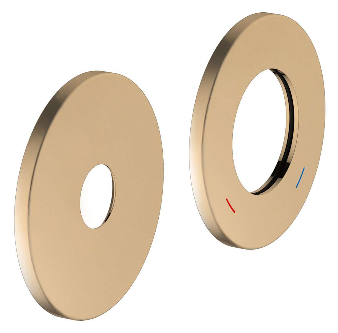Keuco Edition 400 - Abdeckrosette, Messing Gebürstet 51516250091