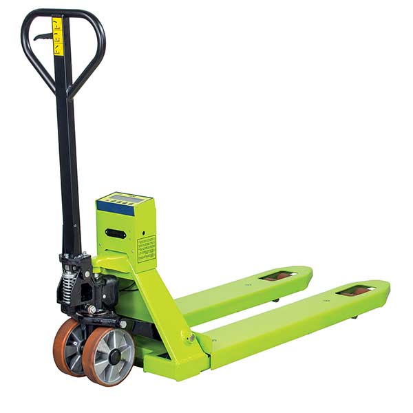 Handhubwagen Mit Waage - Gabeln 1185x555mm - Tragfähigkeit 2500kg - Hohe Genauigkeit Von 0,05% - Batteriebetriebene Waage - G6b330uv100