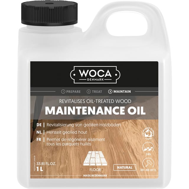 WOCA Woca Pflegeöl (Maintenance Oil) Natur - 1 Liter Holzpflegeöl