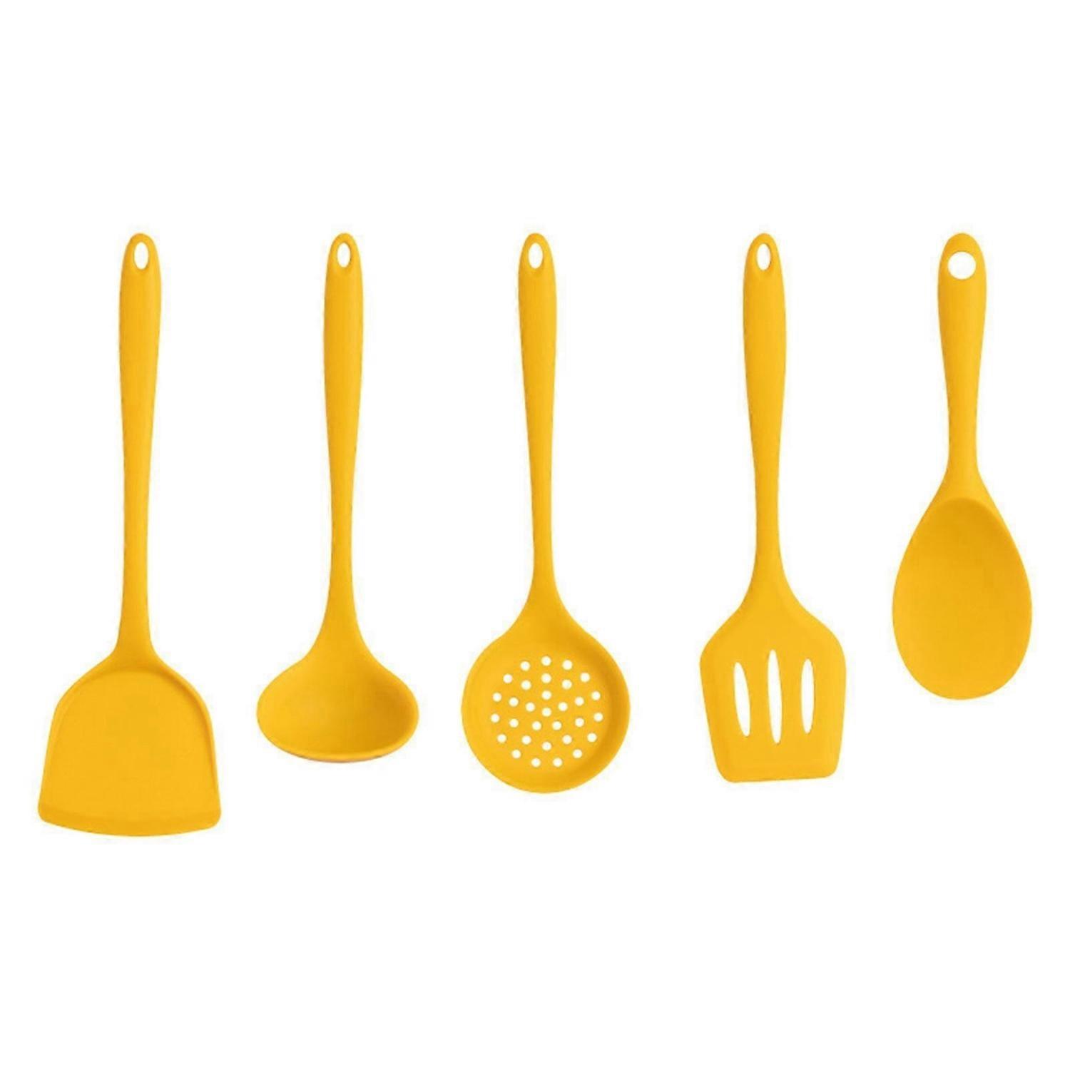 Set Gelber Küchenutensilien