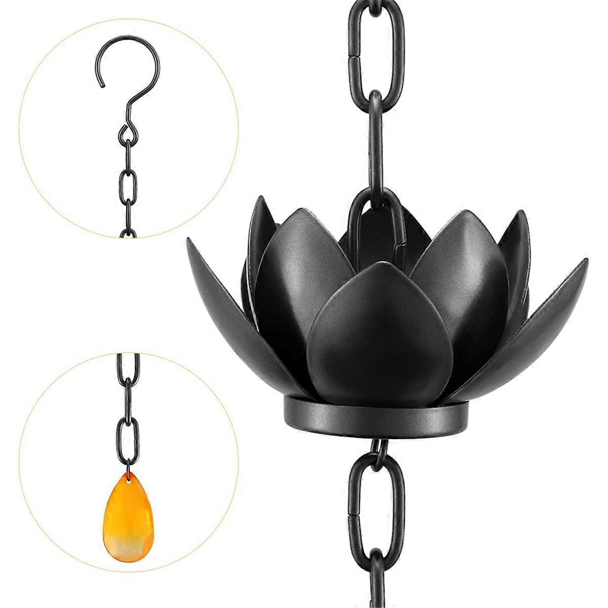 Lotus-regenkette, Regenwassernutzungskette Für Außenfallrohre, Kupfer-regenkette Zum Austausch Von Fallrohren [nx]