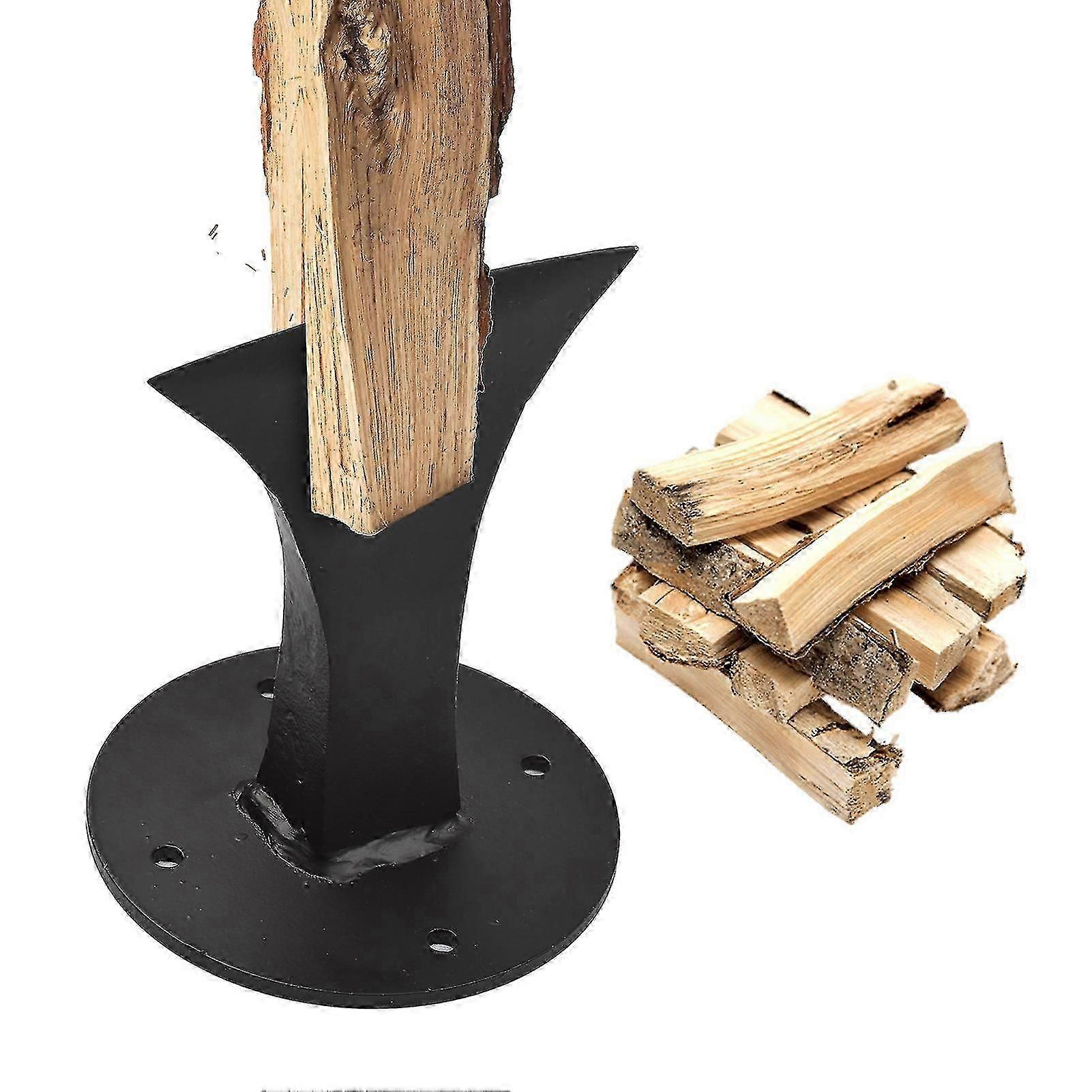 Robuster Holzspalter, Kleine Größe, Für Kleine Brennholzstücke, Kompatibel Mit Holzöfen.