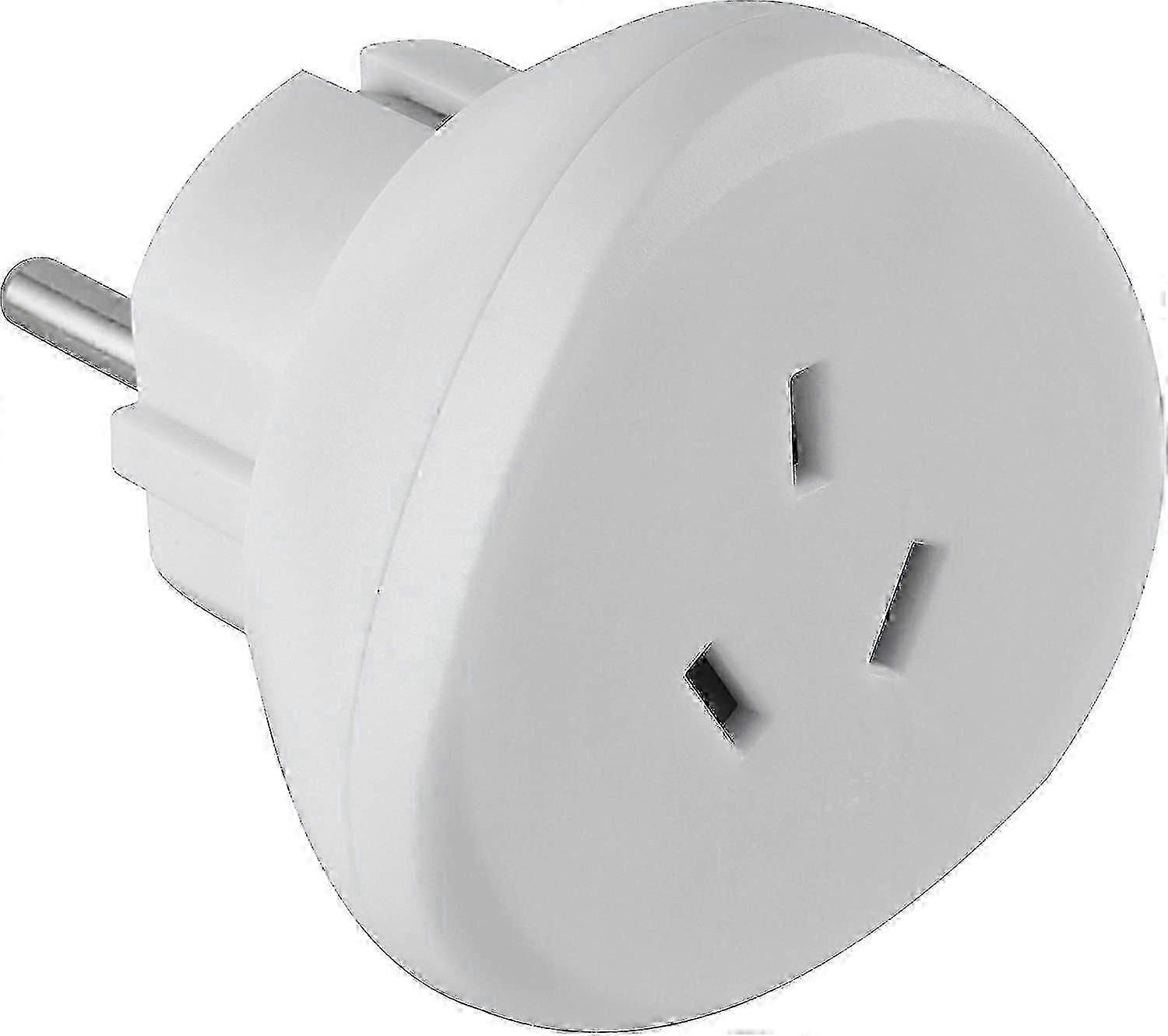 Reiseadapter Australien/china Nach Frankreich/europa 70060, Weiß [jkw]