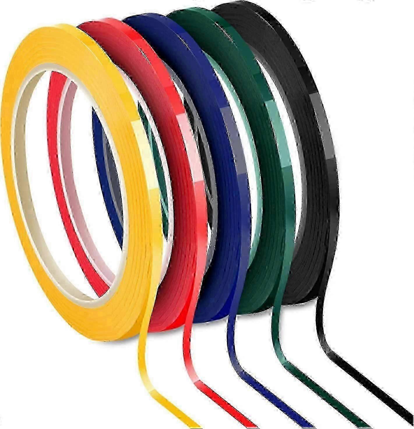 Rasterförmiges Whiteboard-klebeband, 3 Mm Dick, 5 Verschiedene Farben, 66 M Pro Rolle