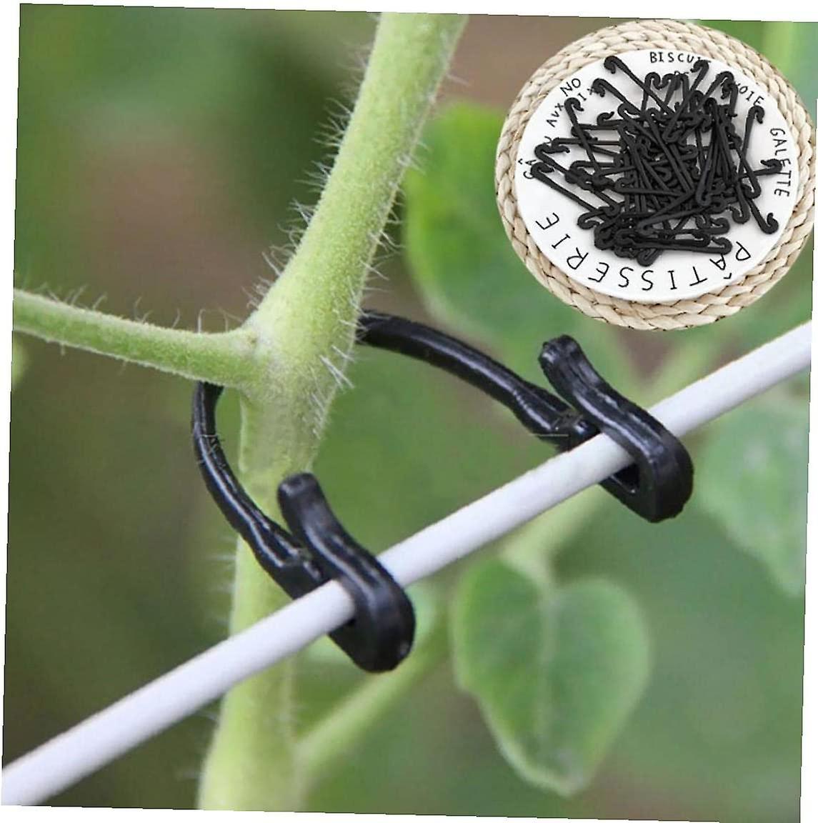 100 Rankenbinder Für Den Garten, Befestigungshaken Für Gewächshäuser Und Pflanzenschutzmittel, Landwirtschaftliche Und Gartenbauliche Geräte, Gartenfolie