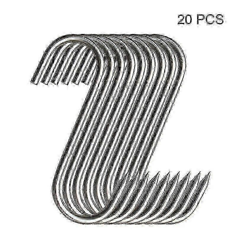 20 Edelstahl-s-haken Mit Spitzen Zum Aufhängen Von Küchenutensilien, Fleisch, Pfannen Und Kleidung.